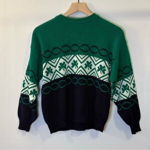 Vintage Emerald Sports Women's Sweater - Green Medium